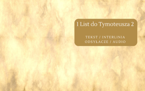 1 List do Tymoteusza 2