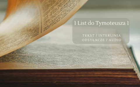 1 List do Tymoteusza 1