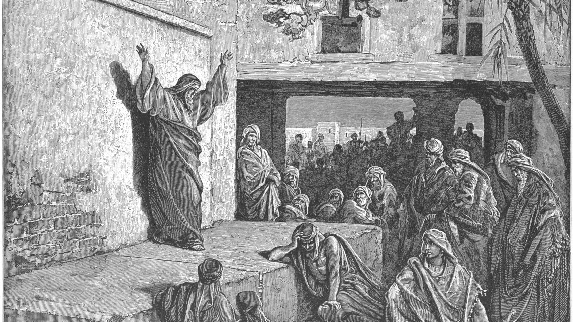 prorok Micheasz / źródło: Doré's English Bible / Wikimedia