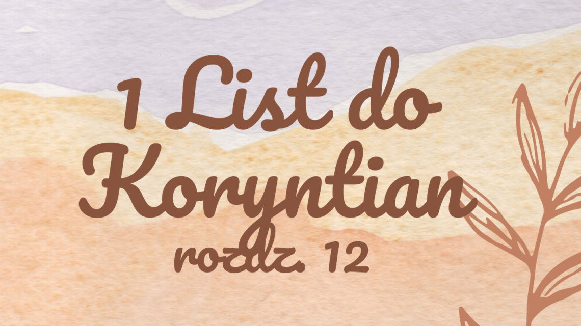 1 List do Koryntian 12