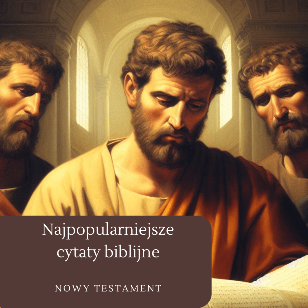 Najpopularniejsze cytaty biblijne: Nowy Testament