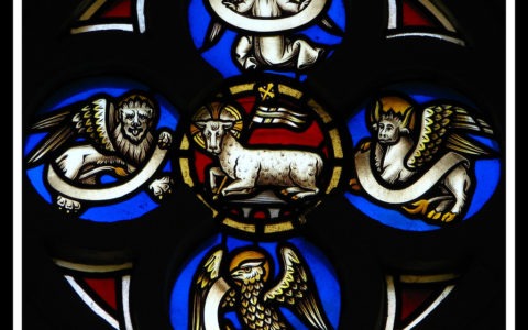 okno w kościele parafialnym Chicheley / Lawrence OP (CC BY-NC 2.0) / artykuł: Dlaczego cztery Ewangelie: interpretacje