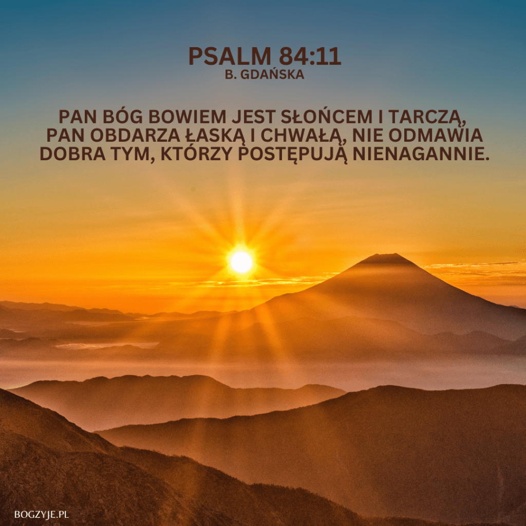 Cytaty: Psalm 84:11