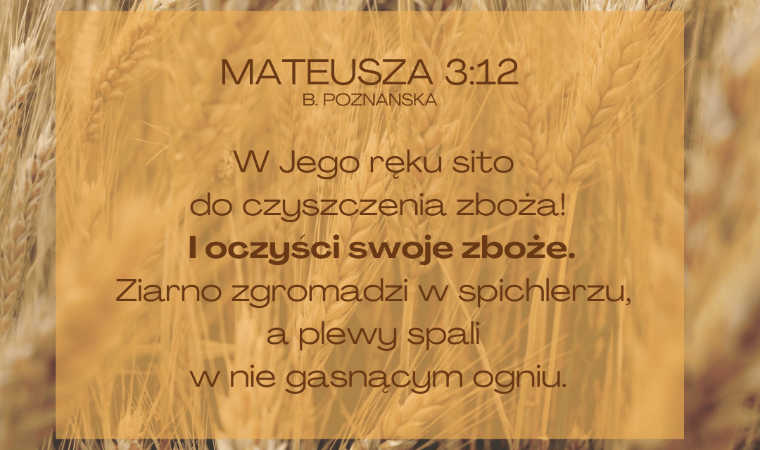 Cytaty: Ewangelia Mateusza 3:12