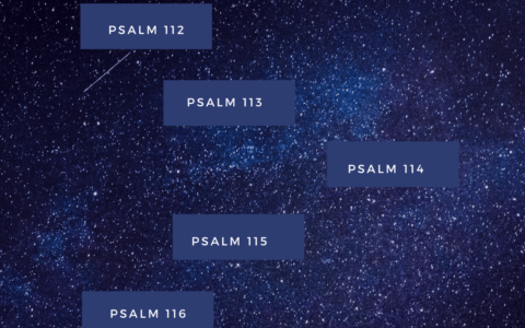 "Siódemkowy" układ Psalmów / Halleluja w Psalmach