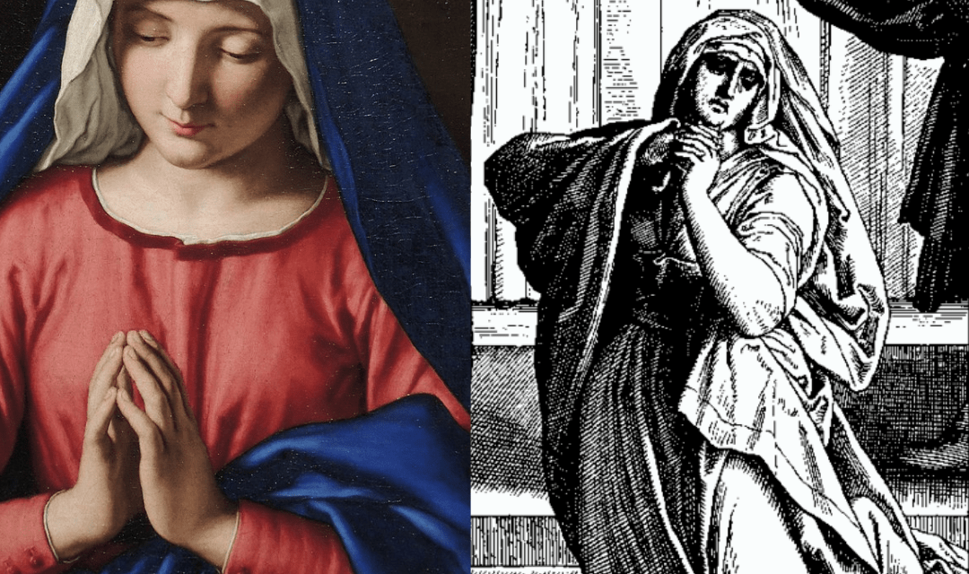 tekst: Maria i Hanna - podobieństwo między ich słowami do Boga